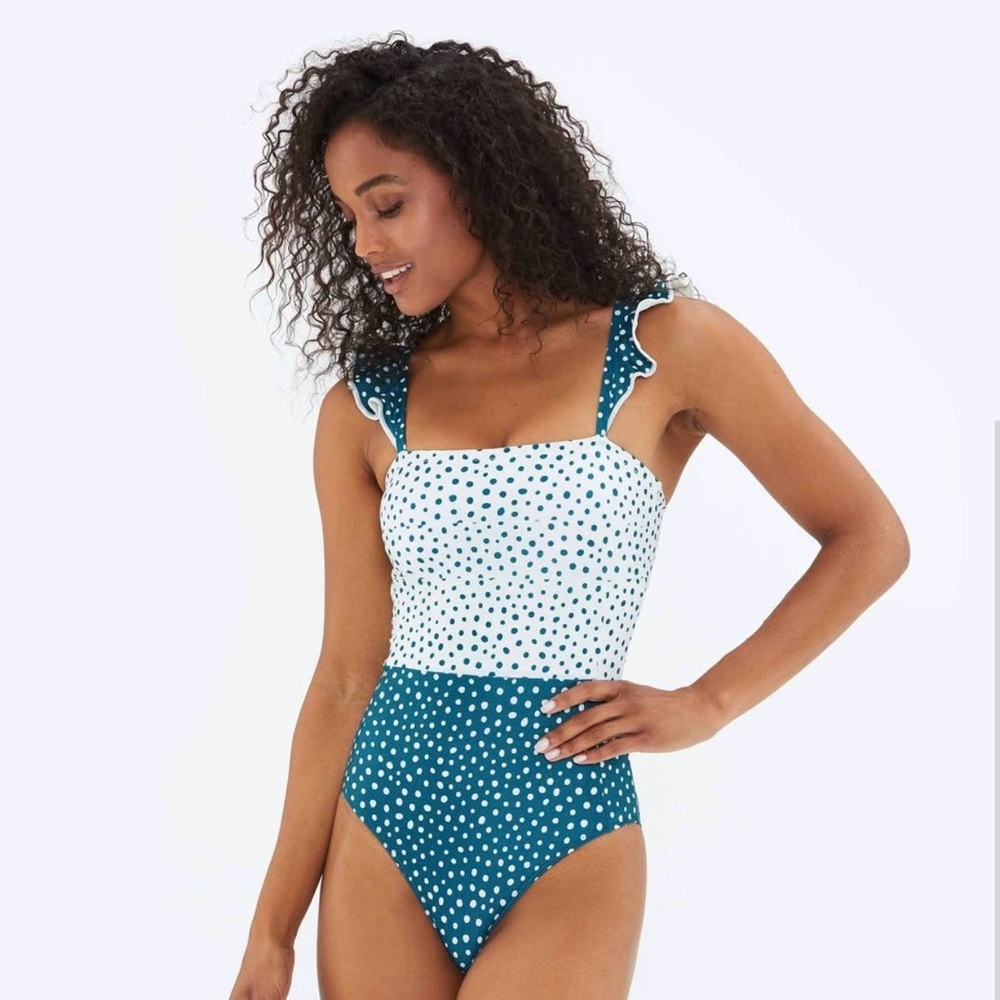 Summersalt The Ruffle Oasis One Piece Swimsuit 6 - Picture 3 of 12